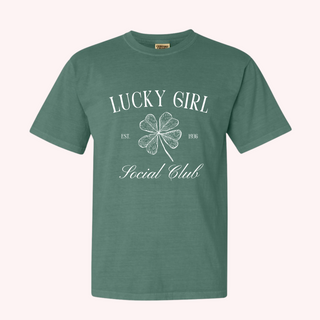 St. Patrick's Day T-Shirt, Lucky Girl Social Club Shirt