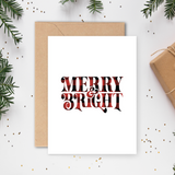 Plaid Merry & Bright Card